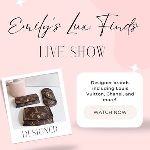 🩷I’M LIVE!🩷 Authentic Designer Items- Low starts, and Low prices!